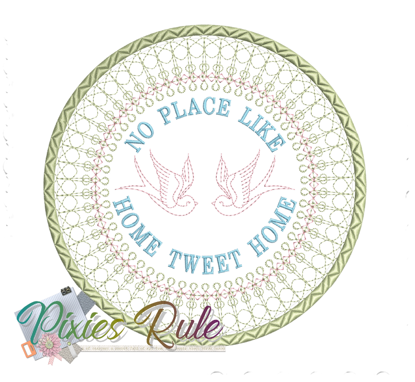 Home Tweet Home Mug Mat - 6x6