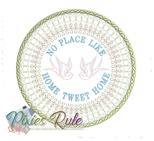 Home Tweet Home Mug Mat - 6x6