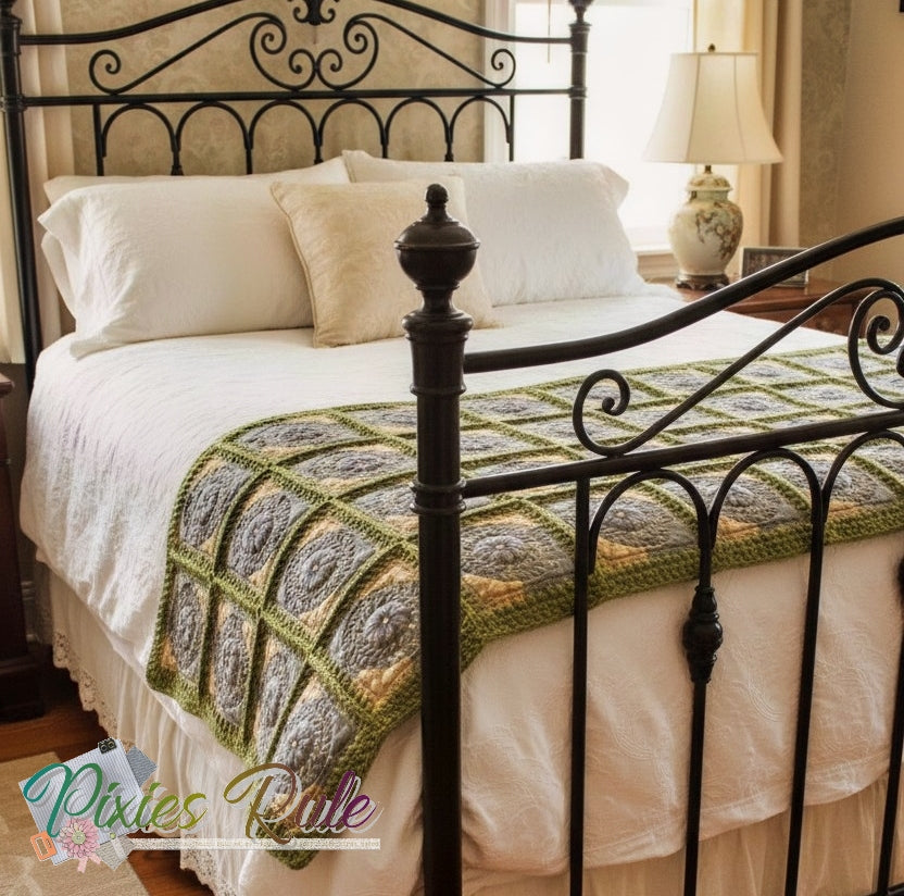 Mock Fusion - Feather Wreath 4x4 Machine Embroidery Design by Pixies Rule