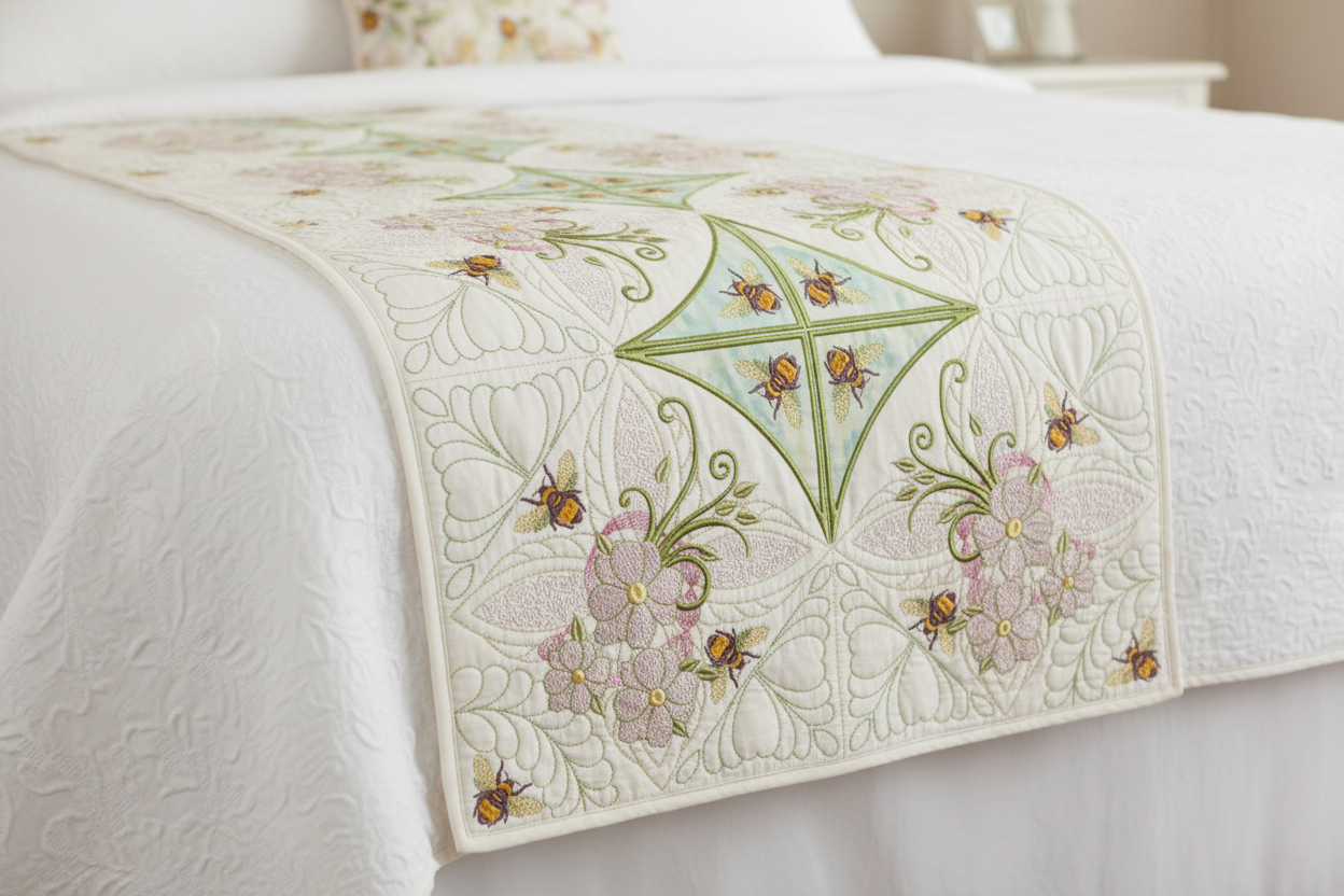 Jardin A La Francaise Quilt 6x6