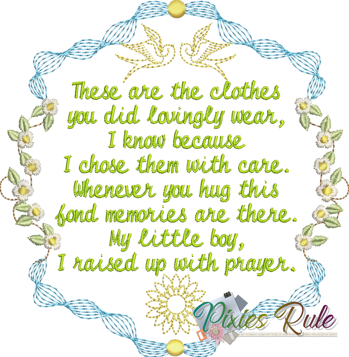 All Tucked In Crib Quilt 6X6