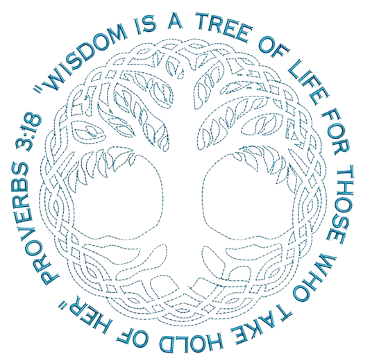 Tree of Life Bluework 8x8