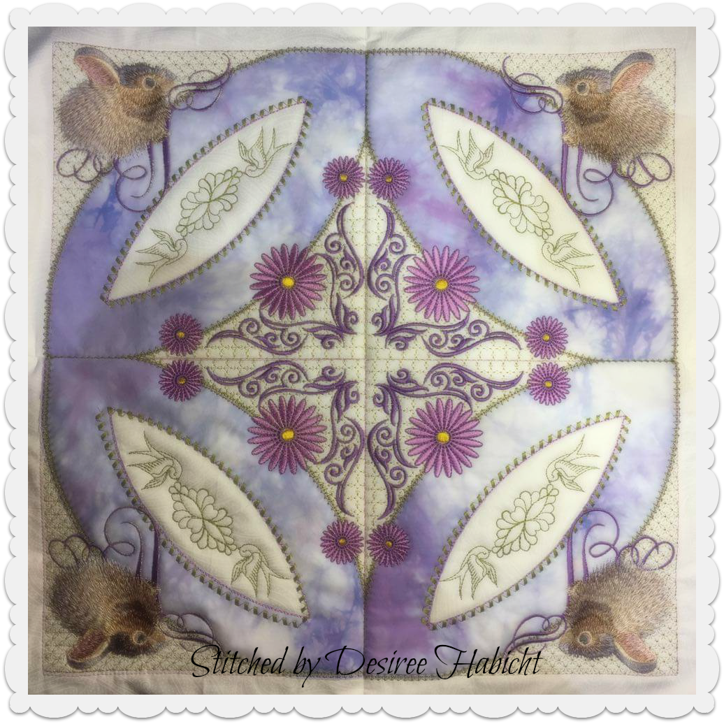 Bunny Dance Quilt 8x8