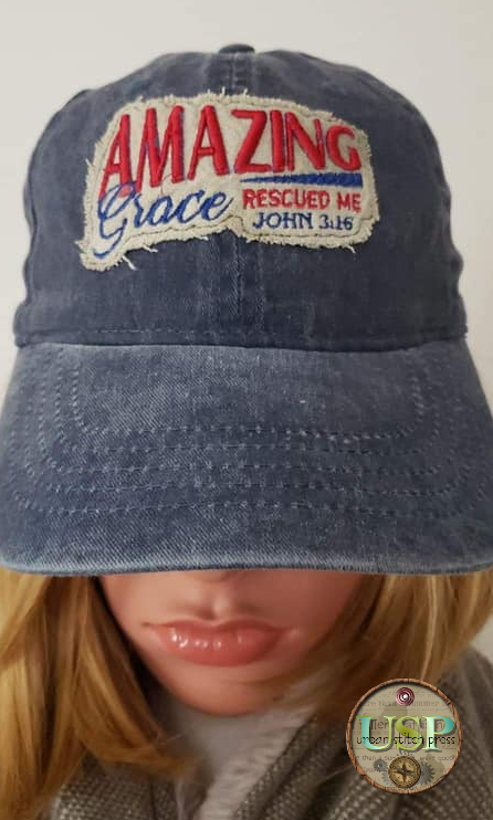 Amazing Grace Rescued Me Rag Cap