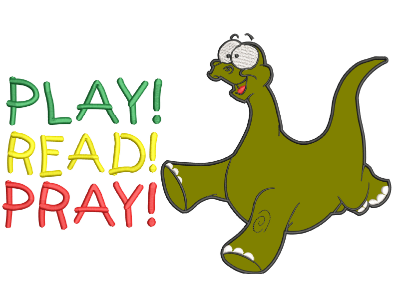 Baxter-Play, Read, Pray 5x7