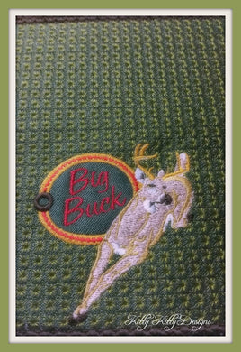 Big Buck Checkbook Cover 8x8