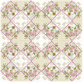 English Garden Quilt 6x6