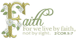 Faith Not By Sight 6x10