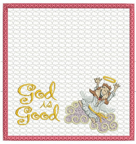 God Is Good Checkbook Cover 8x8