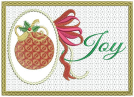 Joy At Christmas Greeting Card