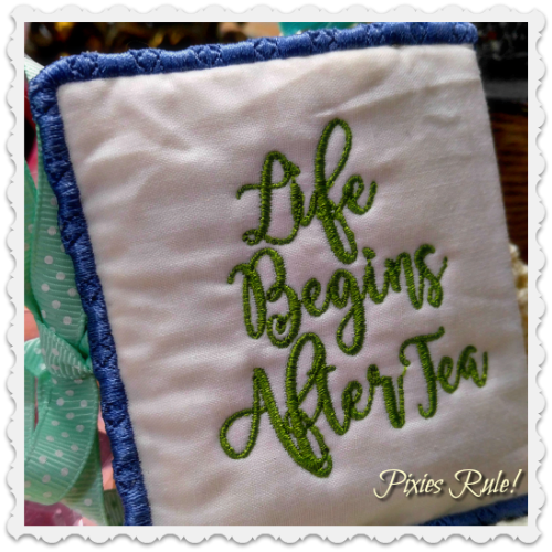 Life Begins After Tea - Tea Bag Holder