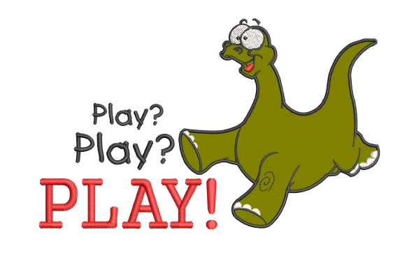 Baxter The Dinosaur 8x8
