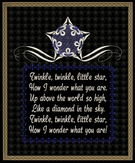 Twinkle, Twinkle Little Star 8x12