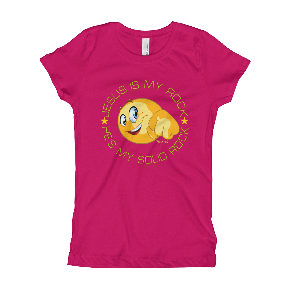 Jesus Is My Rock Princess Tee