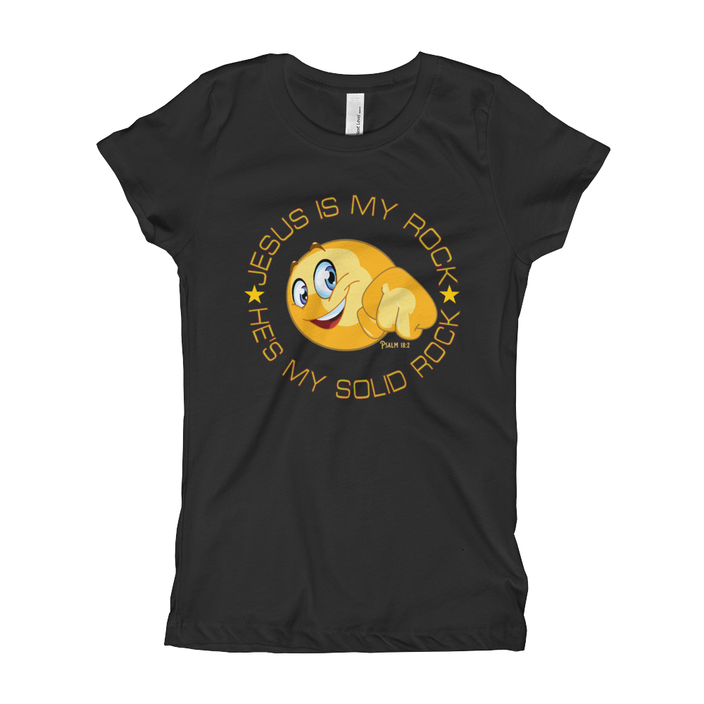 Jesus Is My Rock Princess Tee