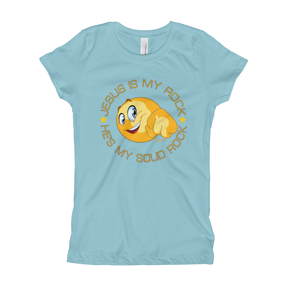 Jesus Is My Rock Princess Tee