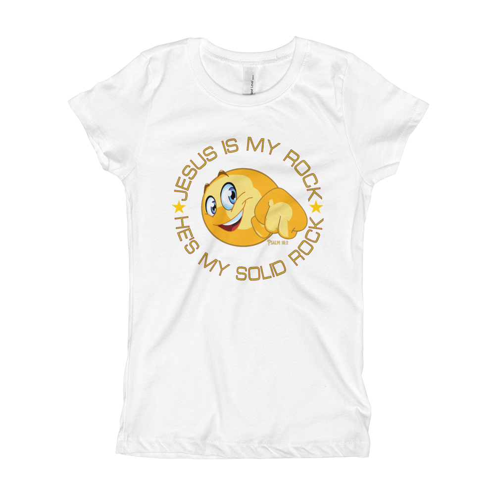 Jesus Is My Rock Princess Tee