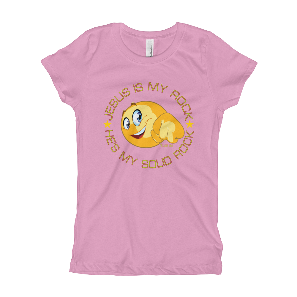 Jesus Is My Rock Princess Tee