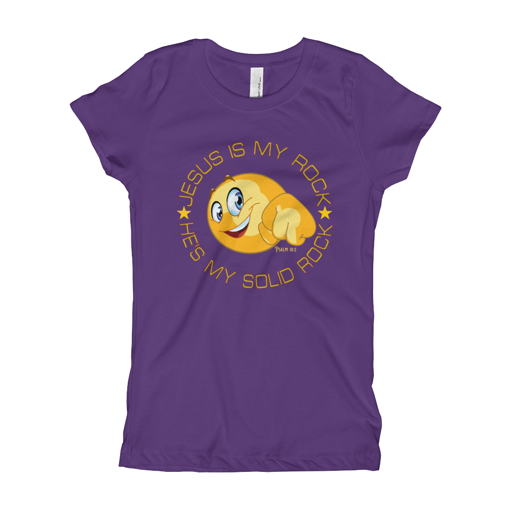 Jesus Is My Rock Princess Tee