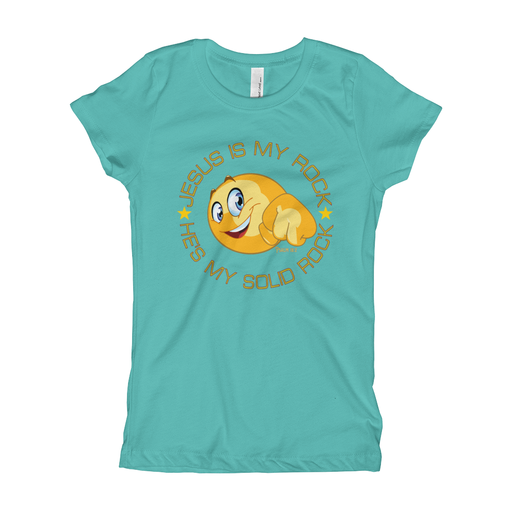 Jesus Is My Rock Princess Tee
