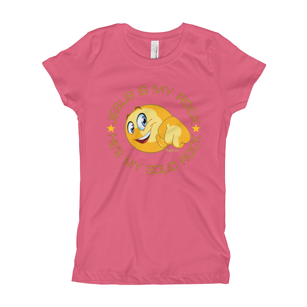 Jesus Is My Rock Princess Tee