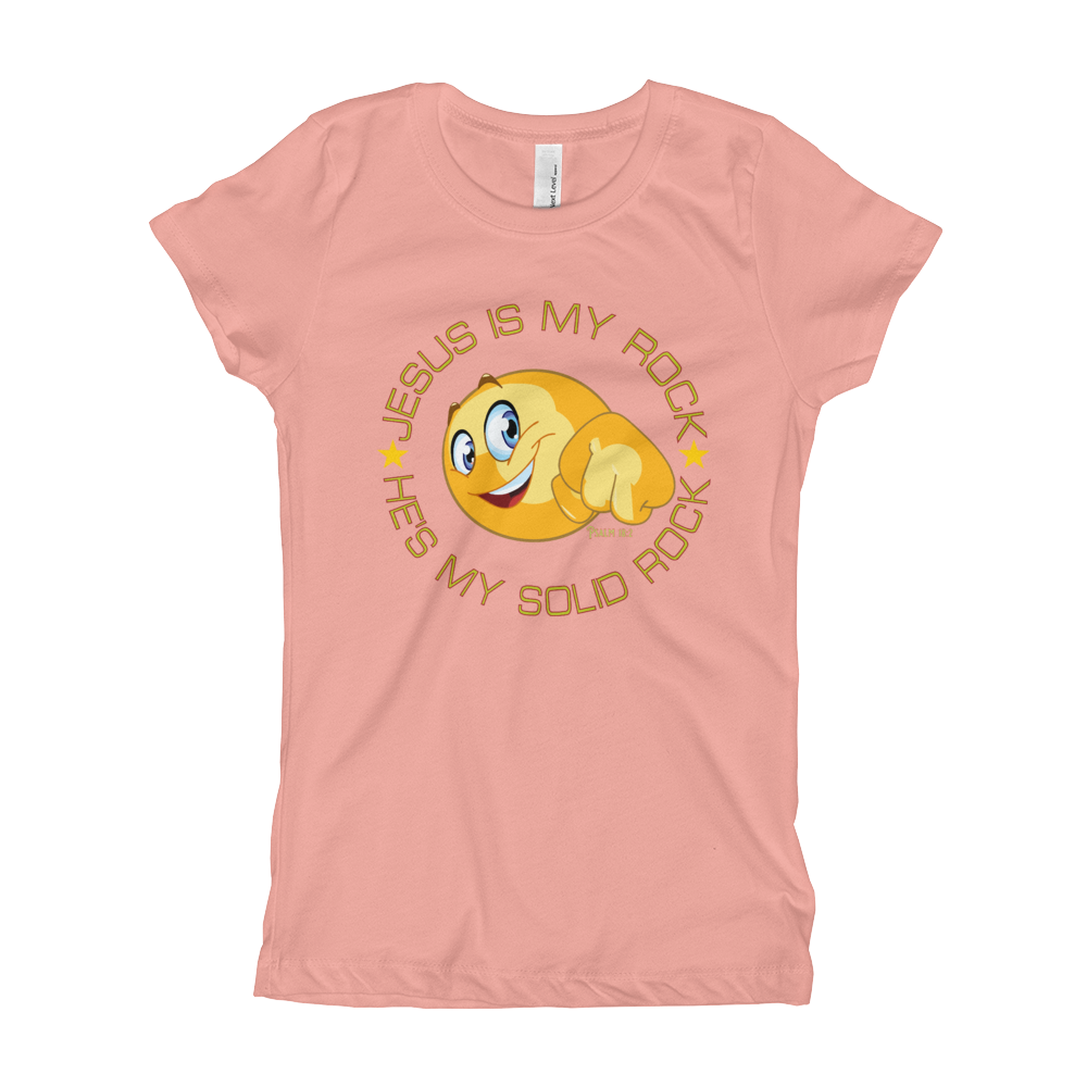 Jesus Is My Rock Princess Tee