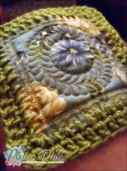 Mock Fusion - Feather Wreath 5x7