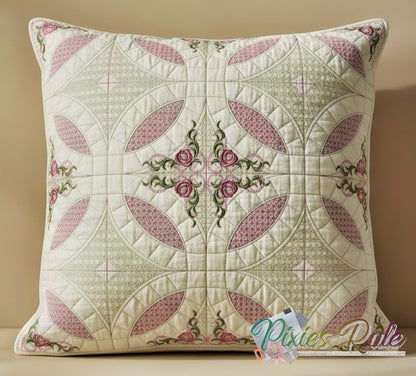 Mock Double Wedding Ring Quilt 6x6