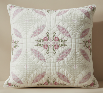 Mock Double Wedding Ring Quilt 6x6