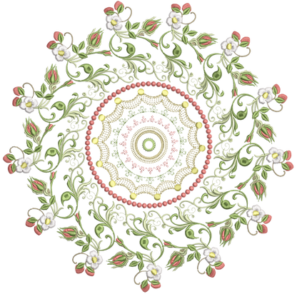 Berries & Blooms Pillow 8x8