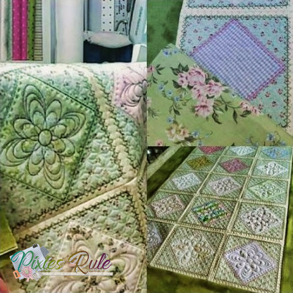 All Tucked In Crib Quilt 6X6