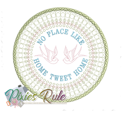 Home Tweet Home Mug Mat - 6x6
