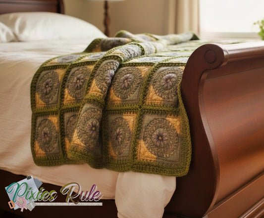 Mock Fusion - Feather Wreath 5x7