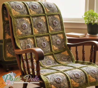 Mock Fusion - Feather Wreath 4x4 Machine Embroidery Design by Pixies Rule