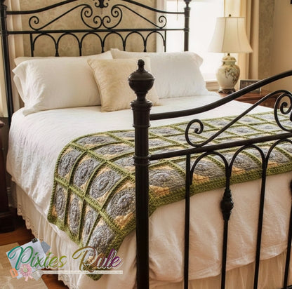 Mock Fusion - Feather Wreath 4x4 Machine Embroidery Design by Pixies Rule