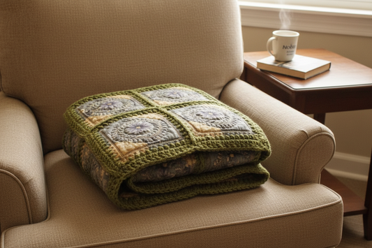 Mock Fusion - Feather Wreath 8x8