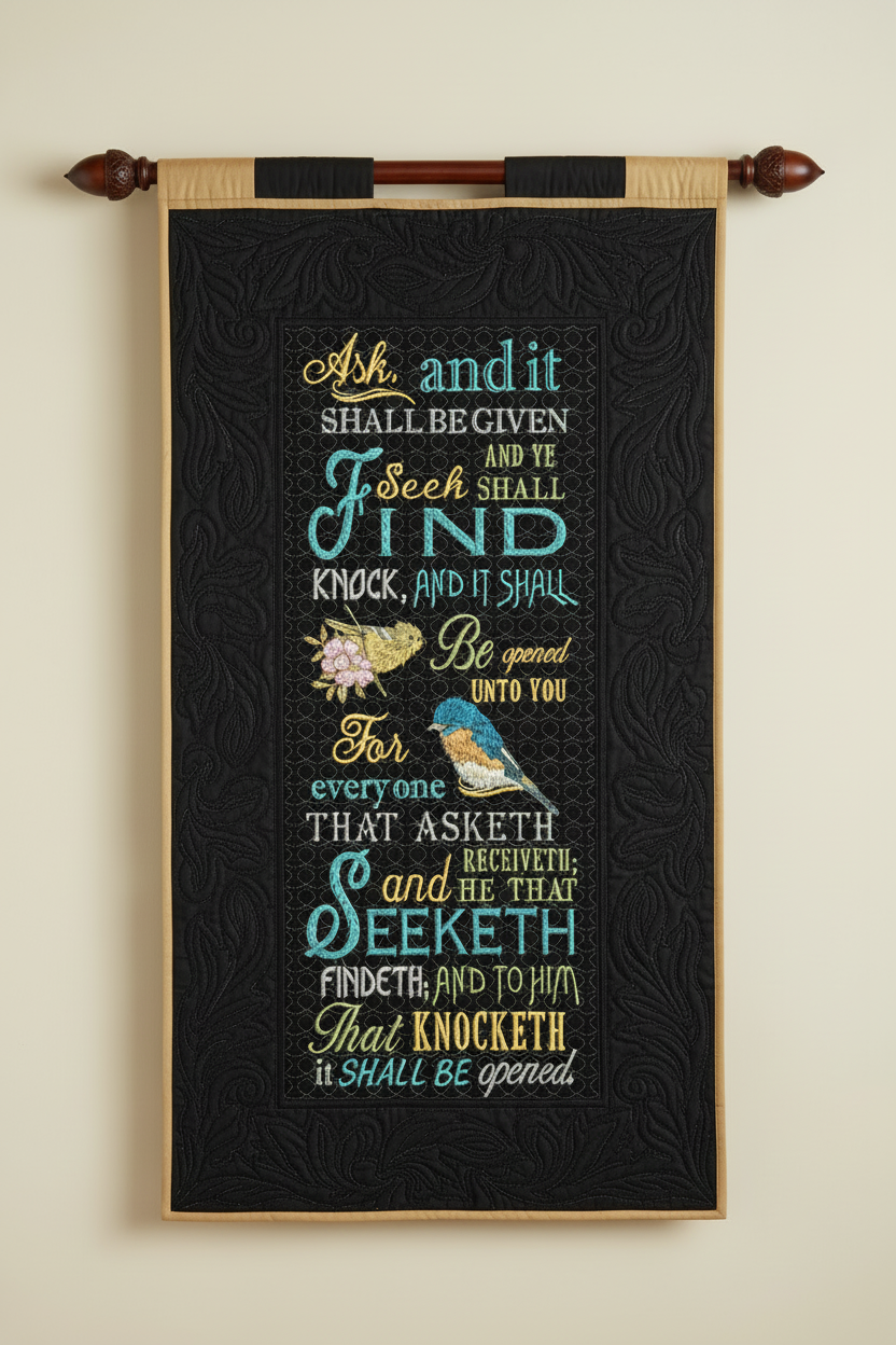 Ask - Wall Hanging 8x14