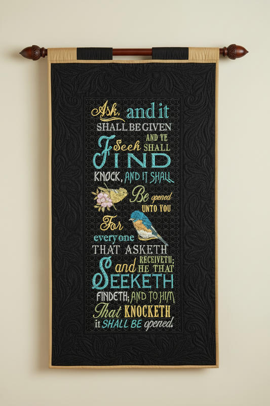 Ask - Wall Hanging 8x14