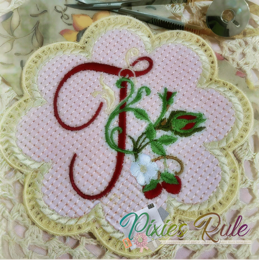 Alpha & Berries Coaster