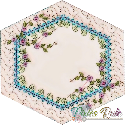 Secret Garden Embellished Singles 6x6