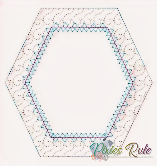 Mock Secret Garden Singles 5x7 Machine Embroidery Design by Pixies Rule