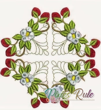 Utopia Machine Embroidery Design by Pixies Rule