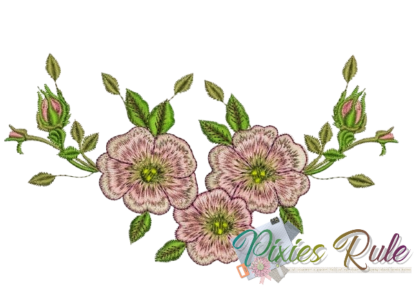 Moonbeam Pillow Machine Embroidery Design by Pixies Rule