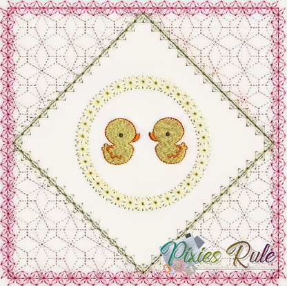 All Tucked In Crib Quilt 6X6