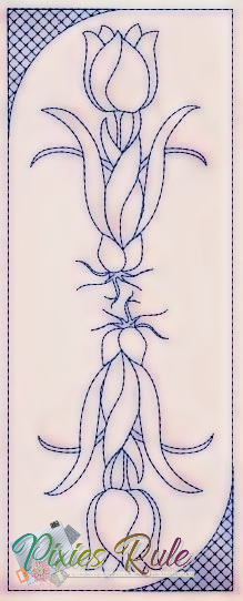 Easter Joy Quilt 8x8 Machine Embroidery Design by Pixies Rule