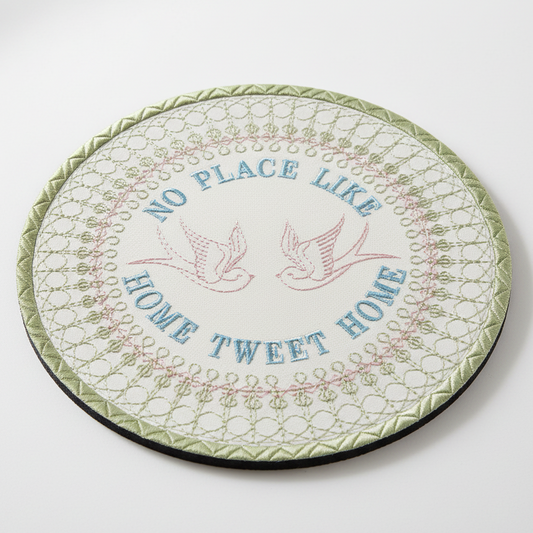 Home Tweet Home Mug Mat - 6x6