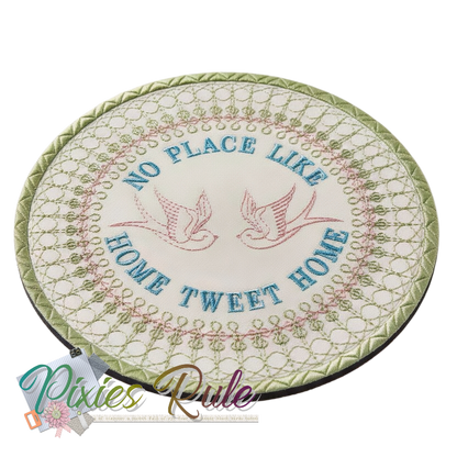 Home Tweet Home Mug Mat - 6x6