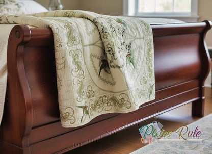 Tweet Melody Quilt 8x8