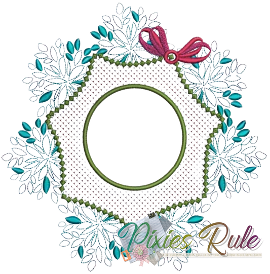 Nature's "Leaves" Monogram Frame 5x7