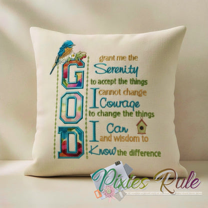 The Serenity Prayer 8x8